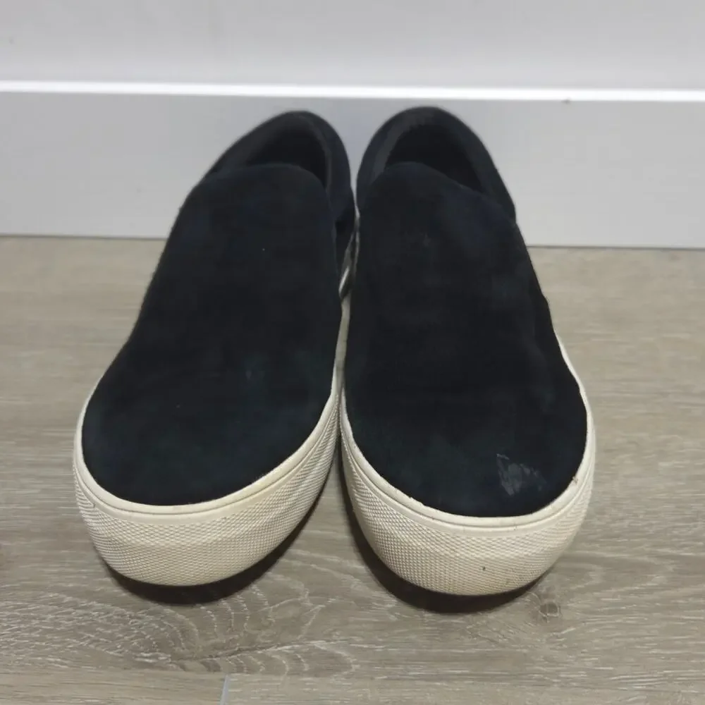 Steve Madden Gills Black Suede Slip On Shoes Woman's size 8